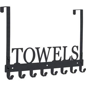 Over The Door Hooks Towel Holder for Bathroom, Door Mount Towel Rack Towel Hooks